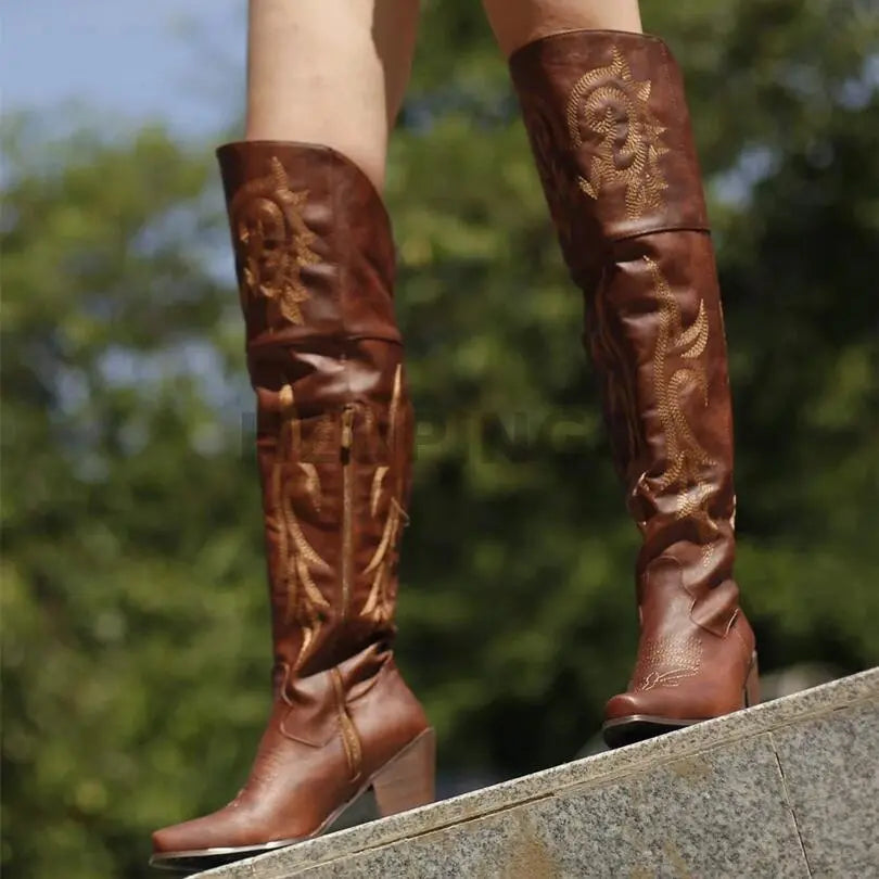 Botte La Girl of the West (Taille haute) - LaCowboyerie.ca