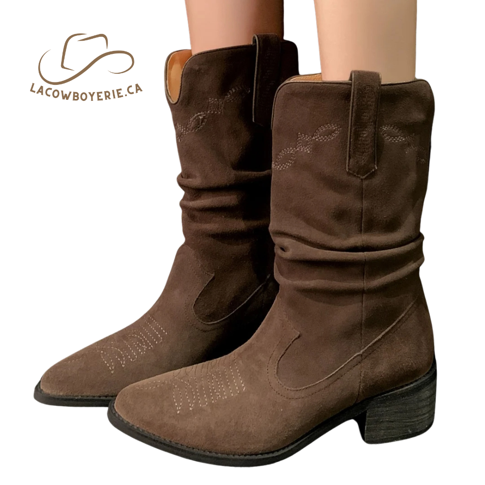 Roper Cowboy Boot - Saddle Crest