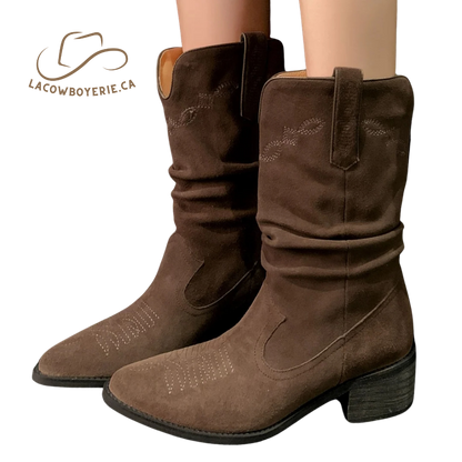 Roper Cowboy Boot - Saddle Crest