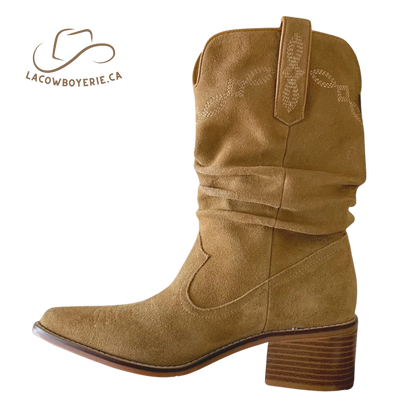 Roper Cowboy Boot - Saddle Crest