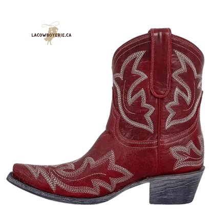 Botte Cowboy Roper - Élégance Féminine