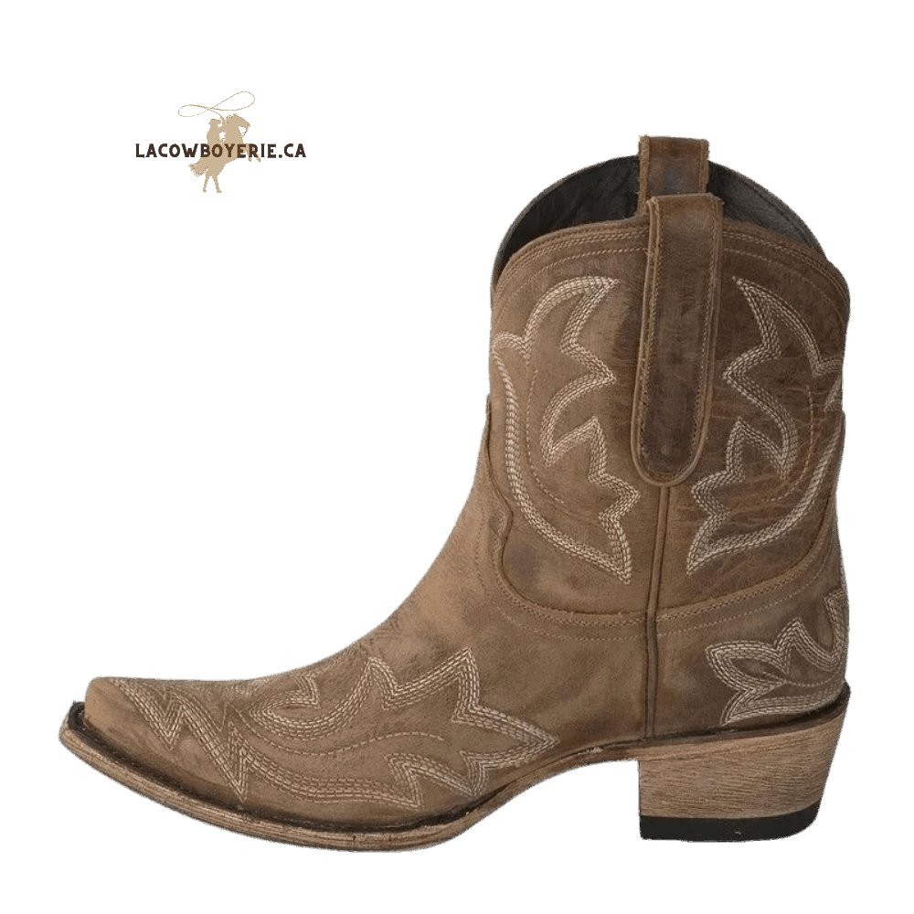 Botte Cowboy Roper - Élégance Féminine