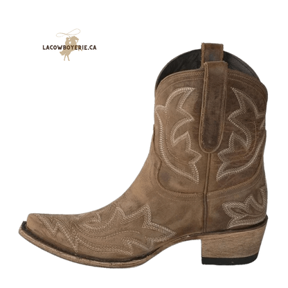 Botte Cowboy Roper - Élégance Féminine