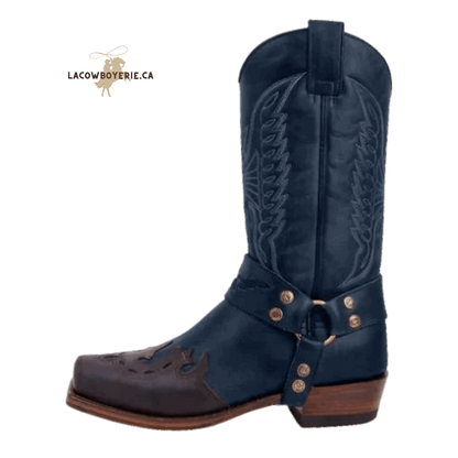 Botte Cowboy Western Old Fashions Bleu - LaCowboyerie.ca