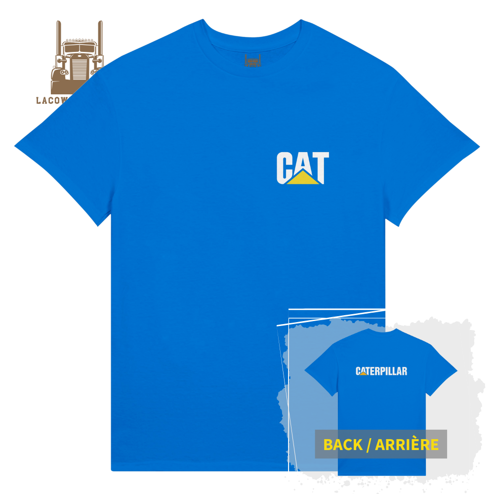 Caterpillar (CAT) t-shirt - Bleu Royal