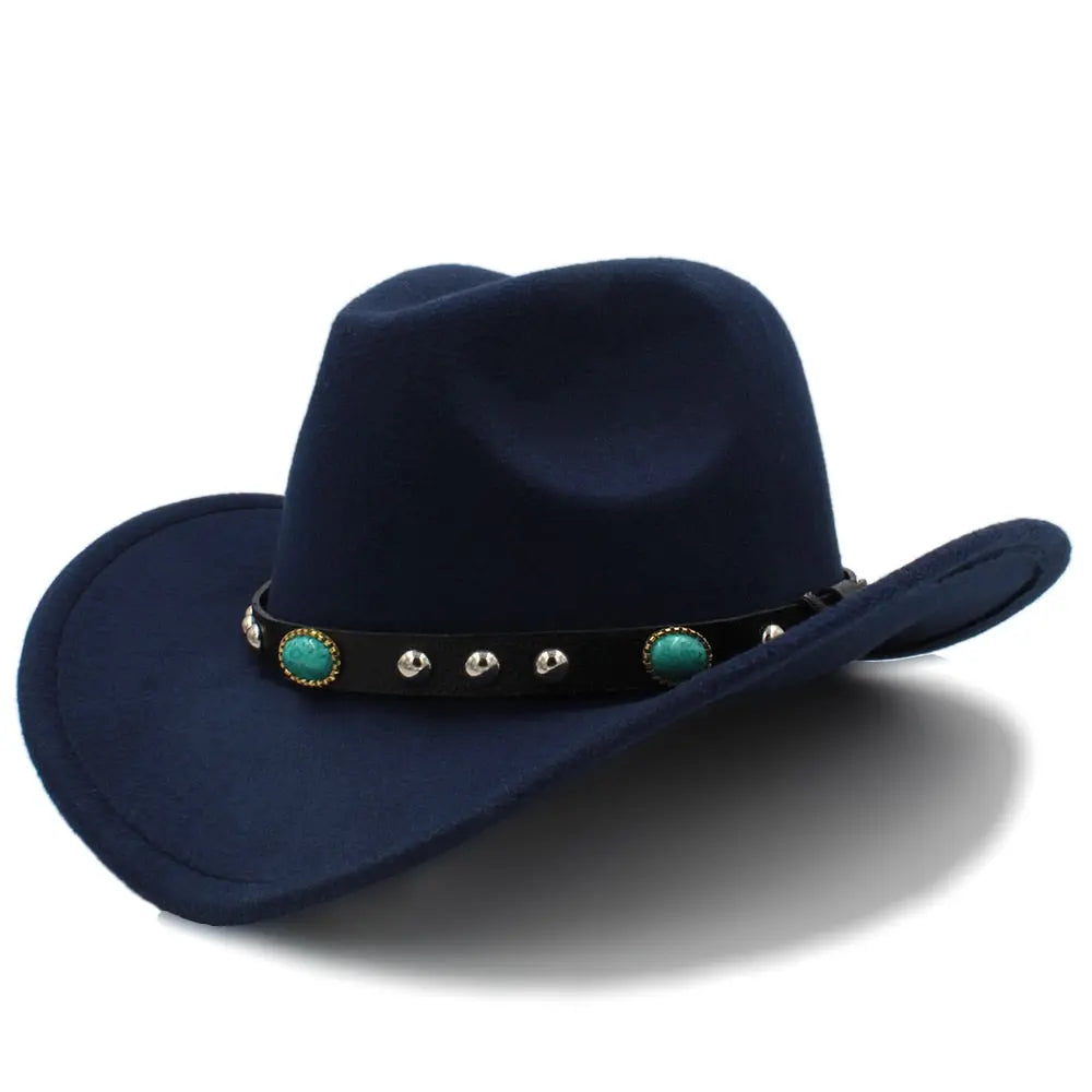 Chapeau Le Petit Cavalier (Enfants) - Bleu Foncé | LaCowboyerie.ca