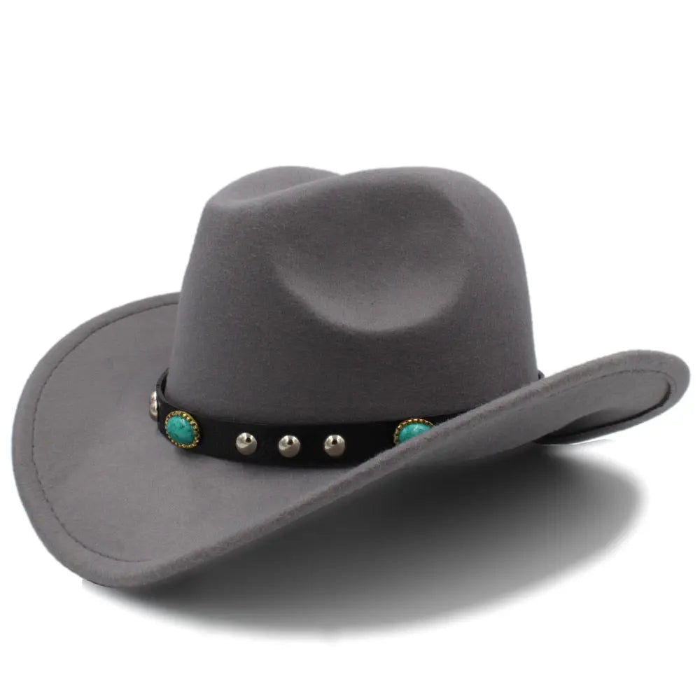 Chapeau Le Petit Cavalier (Enfants) - Gris | LaCowboyerie.ca