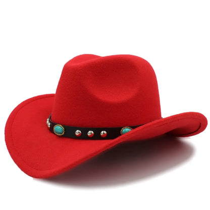 Chapeau Le Petit Cavalier (Enfants) - Rouge | LaCowboyerie.ca