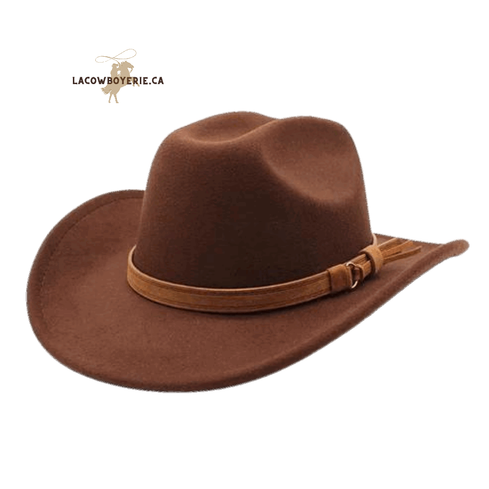 Chapeau Cowboy Élégance Pure Brun -  LaCowboyerie.ca