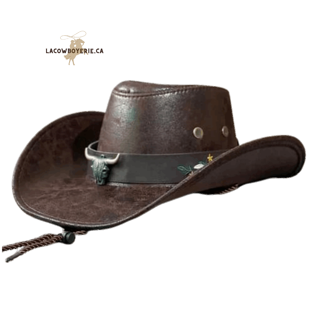 Chapeau Le Panama du Far West Brun - LaCowboyerie.ca