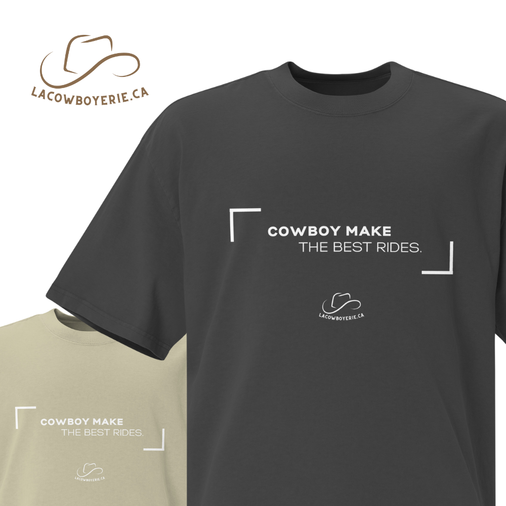 T-Shirt ''Cowboy make the best rides''