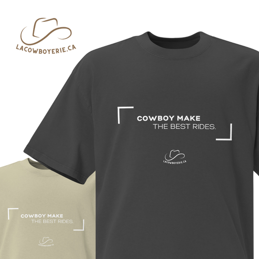 T-Shirt ''Cowboy make the best rides''