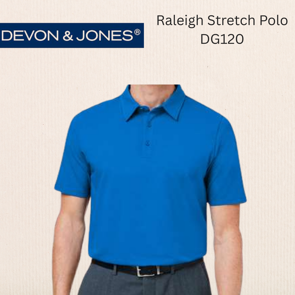 Devon & Jones - Men's Raleigh Stretch Polo - DG120