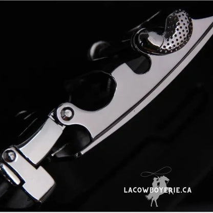 NOUVEAU Ceinture DWTS (Rail et bouton) - LaCowboyerie.ca