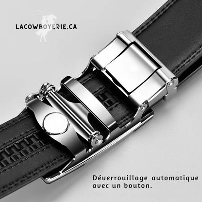 NOUVEAU Ceinture DWTS (Rail et bouton) - LaCowboyerie.ca