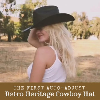 Chapeau Cowboy : Retro Héritage (Fibre de métal)