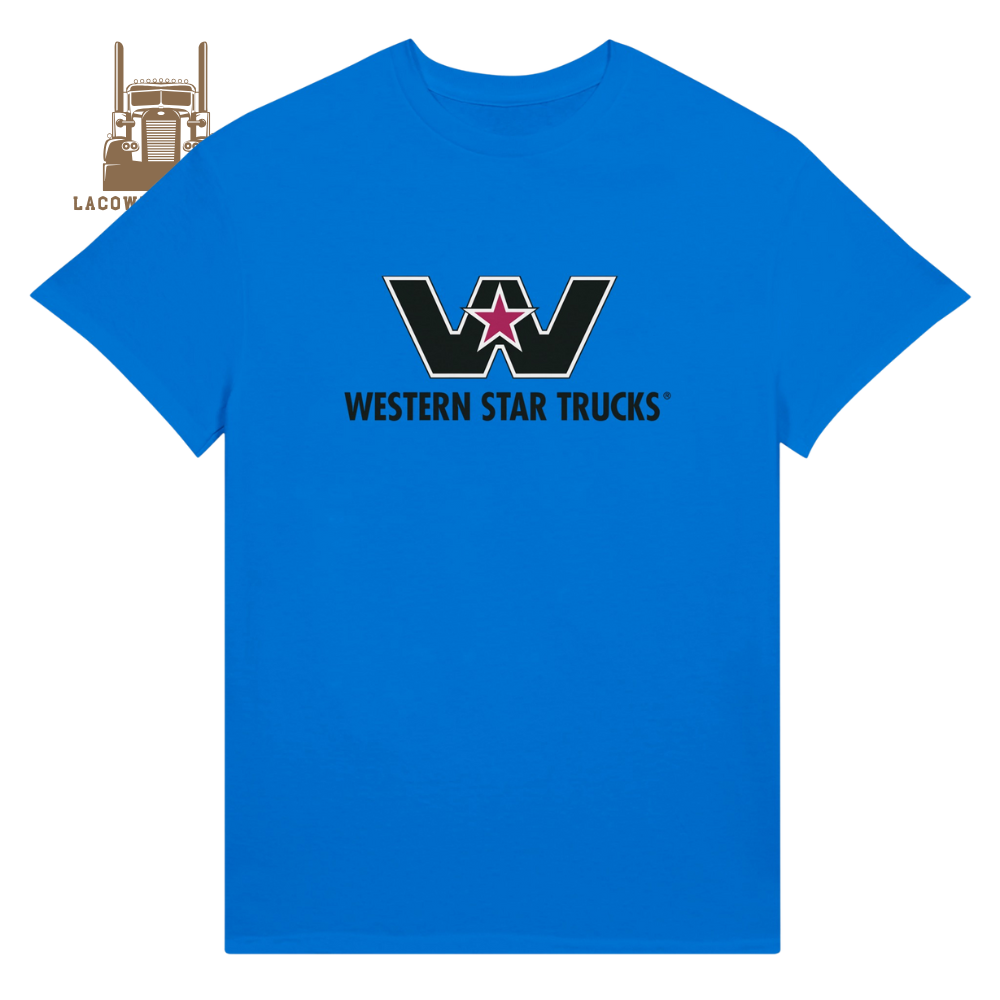 Western Star T-shirt - Bleu Royal